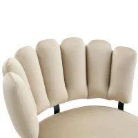 Lot de 2 chaises de salle à manger, mousse haute densité, patins antidérapants, 60x48x80 cm, Noir(m-4)