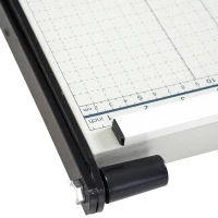 HOMCOM Papiersnijmachine tot A4 papiersnijder metaal wit(m-6)