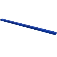 SPORTNOW Poutre gymnastique pliable 240 cm en velours, poutre d'équilibre avec fond antidérapant, pour enfants et adultes, bleu(m-11)