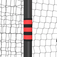 SPORTNOW Voetbaldoel voor tuin 300 x 200 cm, robuust outdoor doel met net, polstering, grondankers en roestwerende coating(m-9)