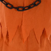 HOMCOM Geest van de Gevangene, Halloween deco, griezelige geluiden, rode ogen, beweegbaar, Oranje(m-9)