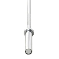 HOMCOM 5cm Weight Lifting Barbell Bar with Anti-slip Hand Grip, Spring Collars, Solid Steel, Olympic Bar for Home Fitness Exercise Gym Equipment(m-8)