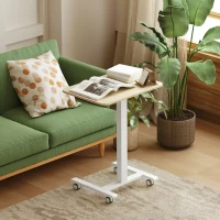 Vinsetto 68-108cm Height Adjustable Work Desk - Wood-Effect/White(m-7)