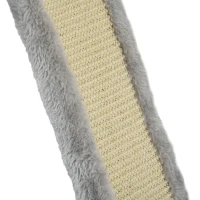 PawHut Juego de Pared de Escalada para Gatos de 3 Piezas con Hamaca Rampa con Rascador Plataforma en Forma de Nube Gris(m-9)