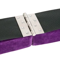 HOMCOM 2.1M 7FT Gymnastics Folding Balance Beam Home Gym Training Exercise Sports - Purple(m-8)