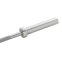 HOMCOM 5cm Weight Lifting Barbell Bar with Anti-slip Hand Grip, Spring Collars, Solid Steel, Olympic Bar for Home Fitness Exercise Gym Equipment(m-9)