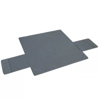 PawHut Housse de Canapé Protecteur de Meubles 3 Places Imperméable Anti-glisse avec Poches de Rangement Gris(m-1)