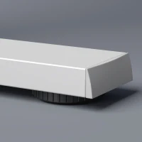 HOMCOM Bureau Assis Debout Électrique 120 x 60 cm, Mémoire 3 Hauteurs, Sécurité Enfant et Anti-Collision, pour Travail, Blanc(m-10)