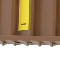 PawHut Inklapbare hondenloopplank voor auto, hondentrap met 10 treden, antislip oppervlak, 154 x 40 cm, voor middelgrote honden tot 68 kg(m-11)