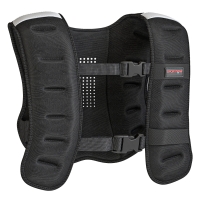 SPORTNOW Gewichtsweste 10 KG Trainingsweste mit Reflektierenden Streifen verstellbaren Gurten Laufweste Damen Herren