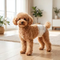 PawHut Dog Diapers Super Absorbent Leak-Proof Dog Nappies for Male Dogs Size S 30-48 cm Waist(m-2)