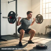 SPORTNOW Set de Greutăți cu 2 Discuri de 10 kg și 2 Discuri de 5 kg din Polipropilenă și Nisip, Ø34x6 cm și Ø27x4,5 cm, Negru(m-2)