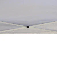 Outsunny Tonnelle de jardin extérieur 3x3m Tonnelle pliante Pop up Tente Pliable Barnum de Jardin Pliant Anti-UV + Sac de Transport Acier Oxford Bleu(m-9)
