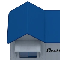 PawHut Heated Cat House Weatherproof w/ Heating Pad, Elevated Base, Escape Door, Cat Winter Shelter for Stray, Barn Cats(m-11)