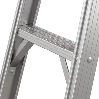 HOMCOM Work Bench, Foldable Aluminium Alloy Tool Stand with Handle, Non Slip, 150 kg, 110 x 32 x 50 cm(m-11)