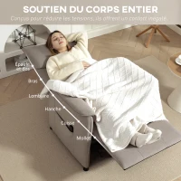 HOMCOM Fauteuil relax électrique avec fonction mémoire, repose-pieds rétractable, télécommande, marron(m-9)