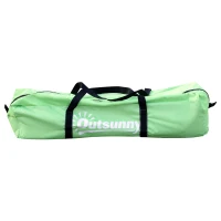 Outsunny Bâche anti-pluie voile d'ombrage toile de camping 3L x 3l m polyester haute densité 190T imperméable vert(m-9)