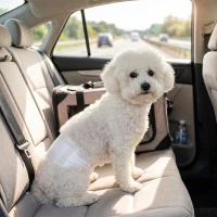 PawHut Dog Diapers Super Absorbent Leak-Proof Dog Nappies for Male Dogs Size M 45-64 cm Waist(m-14)