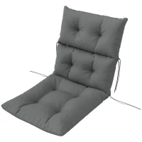 Outsunny 115 x 56cm Rocking Chair Padded Seat Cushion - Light Grey(m-11)