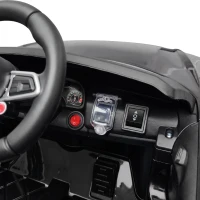 AIYAPLAY Coche Eléctrico para Niños Audi R8 Spyder 12 V con Mando 2,4G 2 Motores Arranque Suave y Suspensión Trasera Negro(m-13)