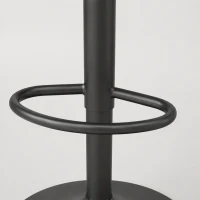 HOMCOM Bar Stools Adjustable Heights Breakfast Bar Stools Backrest Armrests Set of 2, Brown(m-12)