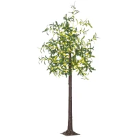 HOMCOM 300 LED Light Decorative Artificial Olive Tree - Green(m-1)