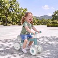 AIYAPLAY Draisienne Bébé 1-2 Ans Pliable, Siège Réglable, Direction Limitée à 135°, Pneus EVA Silencieux, 52x23x36,5cm, Bleu(m-16)