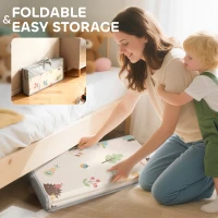 AIYAPLAY Foldable Baby Play Mat Double-Sided, Reversible Foam Soft Crawling Mat for Toddlers, for Bedroom, Nursery and Playroom(m-7)