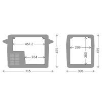 Glaciere électrique portable - DOMETIC - CFF45 - A compression - 44 litres - 12 V - 24 V allume cigare - 230 V - Noir(m-2)