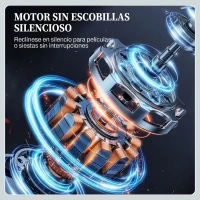 HOMCOM Sillón Relax Reclinable Eléctrico Calor Lumbar Masaje Vibración Motor Silencioso Función Memoria Bolsillos USB Marrón(m-11)