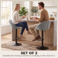 HOMCOM stool counter backs(m-4)
