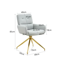 Lot de 2 tabourets de bar transparents, design moderne au look aérien, 51x45x102 cm, Noir(m-3)