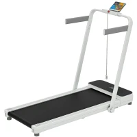 SPORTNOW Cinta de Correr Plegable Inclinado Debajo del Escritorio con 2.5HP 0-12 KM/H Pantalla LED Control Remoto y Soporte(m-11)