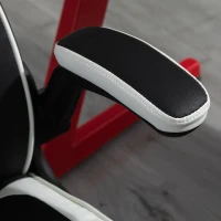 Vinsetto Gaming Chair Ergonomic Computer Chair with Adjustable Height Pedestal Base, Home Office Desk Chair PVC Leather Exclusive Swivel Chair Black(m-8)