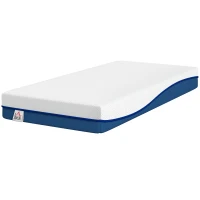 HOMCOM Colchón 190x90 cm Grosor 20 cm Colchón Viscoelástico con Té Verde Firmeza Media Cama Refrescante con Espuma de Gel(m-11)