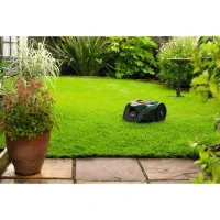Robot tondeuse autonome - Bosch - VISIMOW18V-200 - 06008E1102 - batterie 5Ah + chargeur - 18V - 18cm de coupe(m-2)