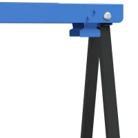 DURHAND set van 2 werkbokken, belastbaar tot 250 kg, metaal, blauw(m-12)