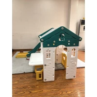 AIYAPLAY Set Tobogan și Leagăn 11 în 1 pentru Copii, Loc de Joacă Interior, Căsuță, Coș de Baschet, 1-4 Ani, Galben(m-3)