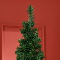 HOMCOM Árbol de Navidad Artificial 210 cm con 631 Puntas Decoración Navideña para Interiores Fácil de Montar Verde(m-8)