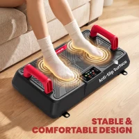 SPORTNOW Vibration Plate Exercise Machine with 99 Speed Levels, 3 Programs, Quiet Vibrating Plate with Resistance Bands(m-7)