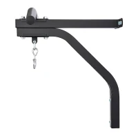 HOMCOM Support sac de boxe fixation sac de frappe barre de traction intégrée charge max. 130 Kg acier noir(m-8)