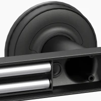 HOMCOM Cerradura de Puerta Inteligente, 5 Accesos por Huella, Código, Tarjeta NFC, Aplicación Tuya/Smart Life y Llave, Negro(m-10)