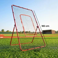 SPORTNOW Plasă Mare de Rebound cu Zonă Țintă, Neagră(m-3)