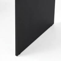 HOMCOM 110 cm L-Shaped Desk, Small Computer Desk with Fabric Drawer and Storage Shelves for Home Office, Study, Black(m-12)