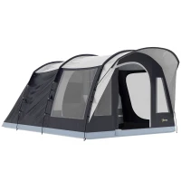 Outsunny Cort Tunel de Camping Impermeabil pentru 4 Persoane, Albastru Marin(m-1)