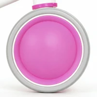 AIYAPLAY Draisienne Bébé 1-2 ans, Roue lumineuse, 3 Roues EVA Silencieuses sans Pédale, Limiteur Direction 135°, 51x22x36cm, Rose(m-14)