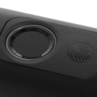 HOMCOM Cerradura Inteligente 5 en 1 con Huella App Tuya Bluetooth Código Tarjeta NFC/RF Llave Códigos Temporales Negro(m-7)
