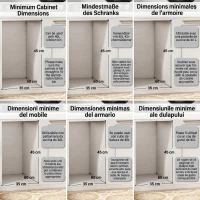 HOMCOM Coș de gunoi glisant sub chiuvetă pentru reciclare cu 2 găleți de 20L, 52x33.5x41 cm, Gri(m-6)