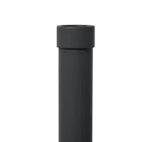 Outsunny Base per Ombrellone da 15kg Rotonda per Pali da Ø24-38mm, Plastica e Cemento, Ø46.5 cm, Nero(m-9)