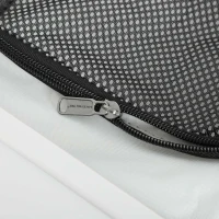 PawHut Sac de Transport pour Chat et Chien Pliable Tissu 300D Jusqu'à 10 kg 49,5 x 34 x 35,5 cm Gris(m-13)